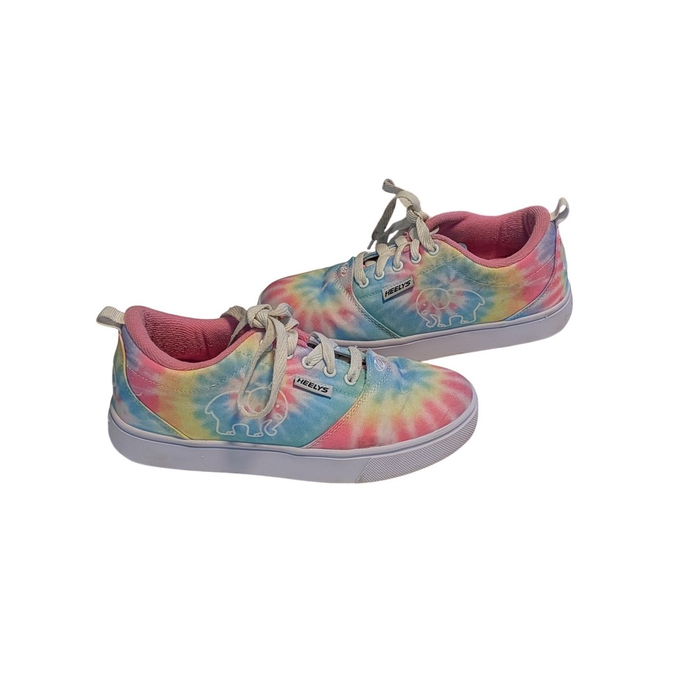 Heelys Pro 20 Ivory Ella Tie Dye Roller Shoes Rainbow Sneakers HE101072 Size 7